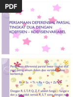 Download PERSAMAAN DEFERENSIAL PARSIAL LINIER TINGKAT DUA by katelman SN51133391 doc pdf