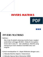 Invers Matriks 051218