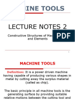 MAK4462 Machine - Tools Lecture - Notes 2