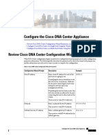 Cisco DNA Center Appliance Configuration