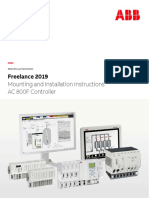 3BDD012501-111 A en Freelance Mounting and Installation AC 800F Controller