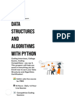 Data Structures and Algorithms With Python LetsUpgrade
