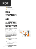 Data Structures and Algorithms With Python LetsUpgrade