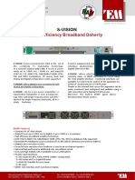 High Efficiency Broadband Doherty: S-Vision