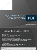 SQL 2012:usage of New Functions: Asanka Padmakumara