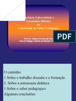 Formação Docente no Ensino Superior