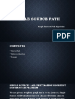 Single Source Path: Graph Shortest Path Algorithm