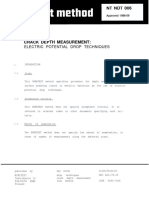 Crack Depth Measurement:: Electric Potential Drop Techniques