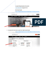 1 Tahapan Dan Cara Registrasi Login Mengisi Jawaban Peserta Classmarker