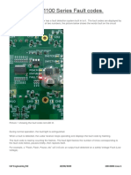 100-0006 Lodar 1100 Series Fault Codes