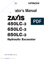 ZAXIS 450LC-3 Operator's Manual