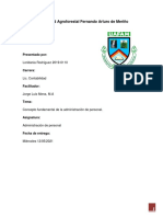 Tarea 1, Administracion de Personal.