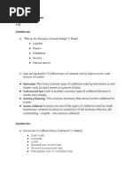 Bank Credit Management CAT (Marking)