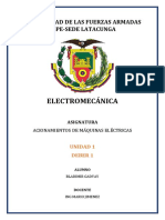 Electromecánica: Universidad de Las Fuerzas Armadas Espe-Sede Latacunga