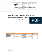 Instructivo de Calibracion Rodillo Nip PRS Bopa