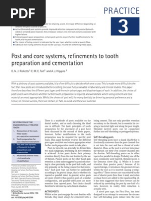 post and core