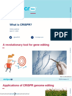 What Is CRISPR?: Online Webinar April 27, 2020