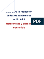 Guía para La Redacción de Textos Académicos Estilo APA