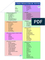 CONECTORES PARA REDACCIÓN DE TEXTOS-ME