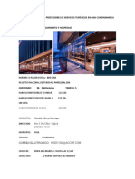 Evidencia 6 Cacterizacion de Los Prestadores de Servicios Turísticos