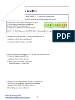 Decimales 2 Problemas para Resolver