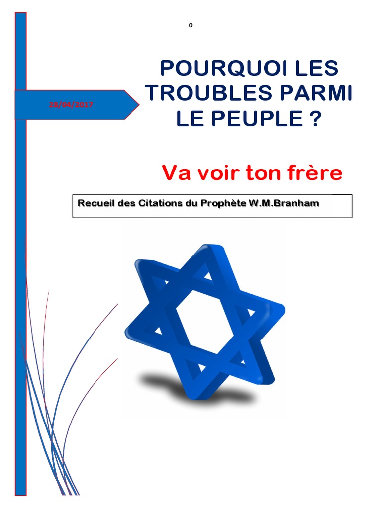 Va Voir Ton Frere 1 Citations De William Marrion Branham Pdf Eglise Chretienne Dieu