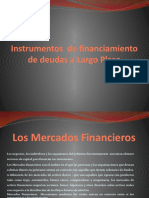 Instrumentos de Financiamiento de Deudas A Largo Plazo