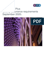 Site Safety Plus Quality Assurance Requirements September 2020