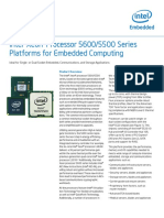 Intel Xeon Processor 5600/5500 Series Platforms For Embedded Computing