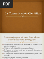 La Comunicación Científica