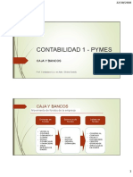 Contabilidad 1 - Pymes - Caja y Bancos 22 Octubre Del 2020