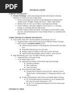 Forensic Psychology:: Psyc39 Lec 2 Notes