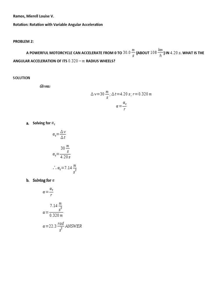 Ramos, Mierell - L5 - Rotation (Rotation With Variable Angular ...