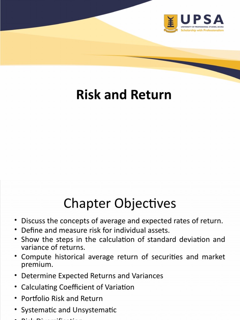 Measuring Risk and Return in Investments | PDF | Standard Deviation ...
