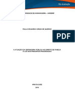 A atuação da Defensoria Pública no Direito de Família à luz dos princípios processuais