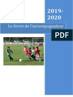 Le Livret de Laccompagnateur U6 U7 2019 2020