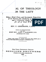 A Manual of Theology For The Laity Removed