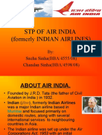 STP of Air India (Formerly INDIAN AIRLINES) : By: Sneha Sinha (BBA/4555/08) Chandan Sinha (BBA/4598/08)