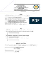 Remedial Worksheets in Mapeh 7: WEEK 2, SY 2020 - 2021