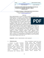 Analisis Faktor Implementasi Program Pis-Pk Di Puskesmas Gading Padang Lawas TAHUN 2020