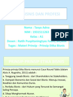 ETIKA BISNIS DAN PROFESI Pertemuan 10