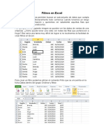 Filtros en Excel