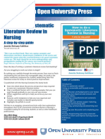 New From Open University Press: How To Do A Systematic Literature Review in Nursing
