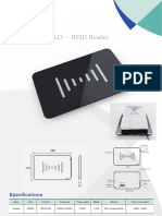 Checkout Pad - Rfid Reader: Specifications