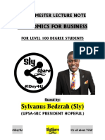 (SlyShare) Economics For Business Note