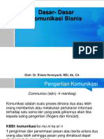 1. Dasar-dasar Komunikasi Bisnis