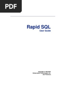 Rapid SQL User's Guide - Embarcadero