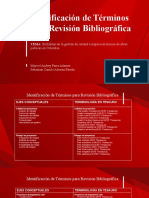 Alvarez y Parra Identificación de Términos para Revisión Bibliográfica