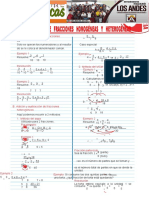 Adición Y Sustracción de Fracciones Homogéneas Y Heterogéneas