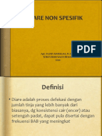 DIARE Non Spesifik